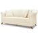 Sofa 2 Lugares Retro Polo 160cm Com Almofada Linho Natural Ezz Natural
