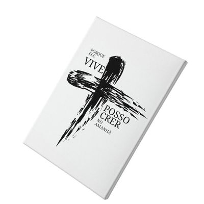 Quadro Placa Decorativa - João 14:19 -tamanho 30x45cm