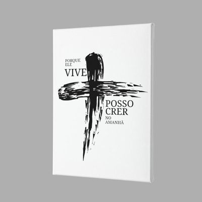 Quadro Placa Decorativa - João 14:19 -tamanho 30x45cm