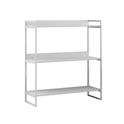 Aparador Industrial 3 Prateleiras Córdoba 95cm Branco