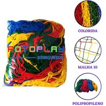 Trampolim Cama Elástica Pula Pula 1,83m Média Colorida Infantil Playground