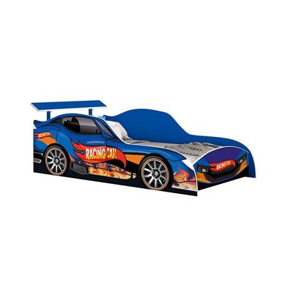 Cama De Solteiro Carros Menino Azul Rida Azul Racing Car Azul