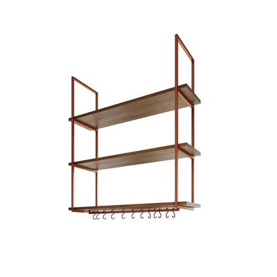 Prateleira Decorativa Londres 95 Cm Cobre Laranja