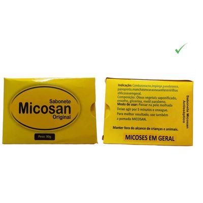 Sabonete Suavizador De Manchas 4 Unidades Micosan 90g