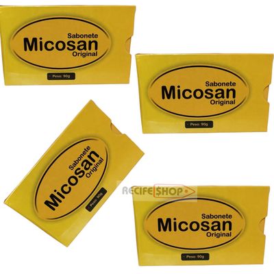 Sabonete Suavizador De Manchas 4 Unidades Micosan 90g