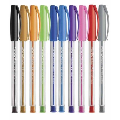Caneta Esferográfica Trilux Com 10 Cores 5 Unidades Faber-castell