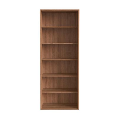 Conjunto de Escrivaninha Steel Wood com Gaveteiro 4 GV e Estante Livreiro Office 1 PT Grafite e Mel
