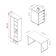 Conjunto de Escrivaninha Steel Wood com Gaveteiro 4 GV e Estante Livreiro Office 1 PT Grafite e Mel