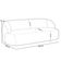 Sofá 2 Lugares Curvo Orgânico Para Sala Living 150cm Barolo L06 Bouclê Branco - Lyam Decor