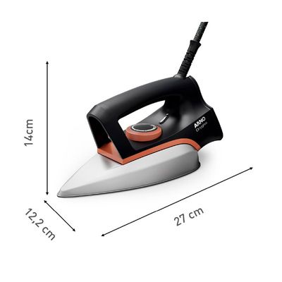 Ferro a Seco Anti aderente 1200w FS31 Preto e Terracota 127V Arno Preto com Terracota / 127V