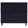 Cabeceira Decorativa Classic Para Cama De Casal 140 Cm Suede Preto Suede