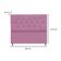 Cabeceira Cama Box Estofada Solteiro 90 Cm Suede Anitta rosa