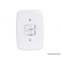 Interruptor Ideale Br 2 Simples C/Pl 3202 c/12pcs