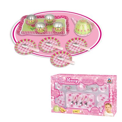 Jogo De Chá Cozinha Infantil Lucy Metal Braskit - 9000