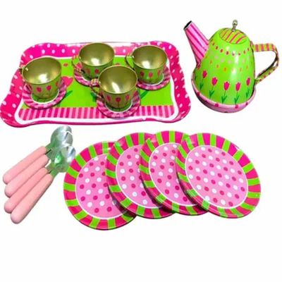 Jogo De Chá Cozinha Infantil Lucy Metal Braskit - 9000