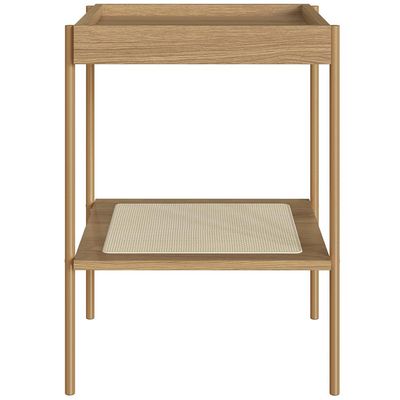 Kit 02 Mesas Lateral Para Sala de Estar Industrial Indy A03 Hanover Dourado - Lyam Decor