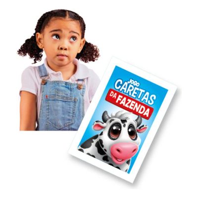 Jogo Caretas da Fazenda Brincadeira de Criança