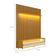 Rack com Painel Ripado até 70 Polegadas Sintra com LED 3 GV Cedro e Off White Alt 242 Larg 222 cm