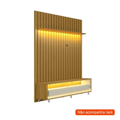 Painel para TV até 70 polegadas Alanis com LED Cedro