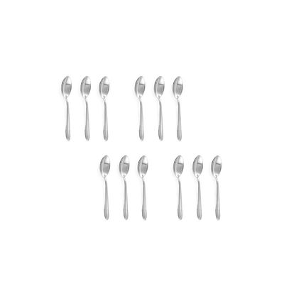 Colher de Cafe Colheres Talheres Aço Inox Victoria 12un