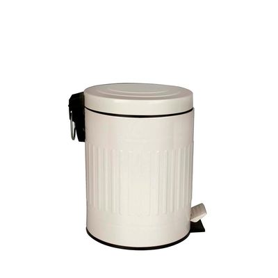 Kit 2 Lixeira com pedal e balde 5 Litros Inox Retrô Mor