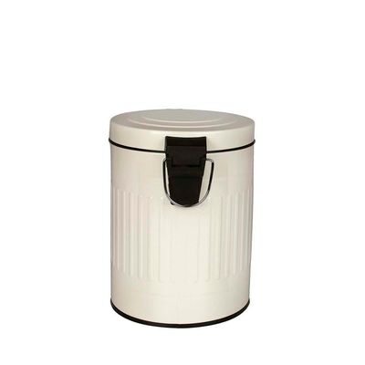 Kit 2 Lixeira com pedal e balde 5 Litros Inox Retrô Mor