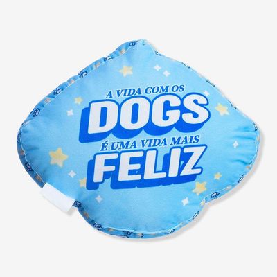 Almofada Formato Amo Cachorros Zonacriativa