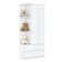 Guarda Roupa Infantil Amarelinha 2 Portas Branco Brilho - Henn