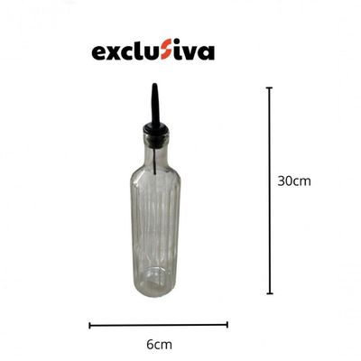Galheteiro Garrafa De Azeite Tampa Dosadora 500ml Vegas Lyor