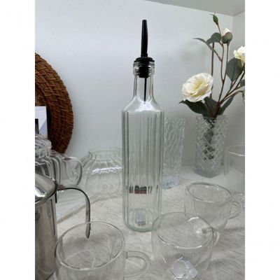 Galheteiro Garrafa De Azeite Tampa Dosadora 500ml Vegas Lyor