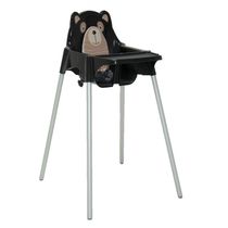 Cadeira Para Refeição Infantil Tramontina Teddy Em Polipropileno Preto