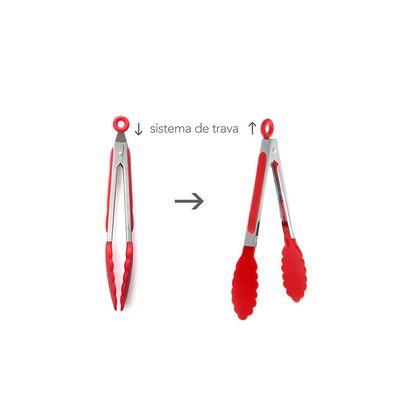 Avental Infantil Vermelho Mini Pegador Cozinha Crianças Kids