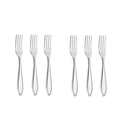 Garfo de Mesa Talheres Aço Inox Victoria 6un