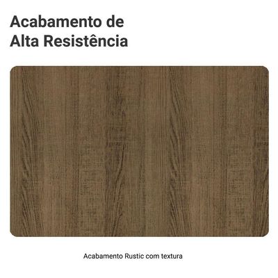 Armário De Cozinha Compacta 235cm Rustic Gourmet Madesa Xb03 Rustic