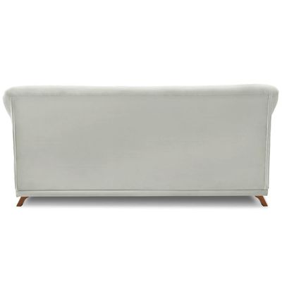 Sofa 2 Lugares Retro Polo 180cm Com Almofada Veludo 2223 Ezz 2223