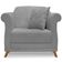 Kit 2 Poltronas Decorativas Retro Polo Linho Cinza Ezz Cinza