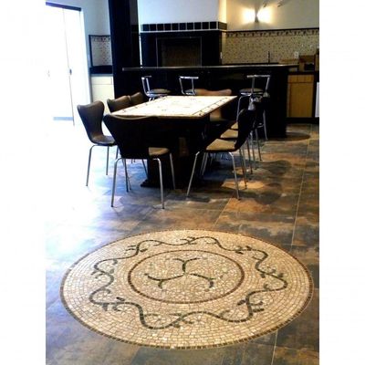 Mandala Mosaico Floral Rosone Fiorellini Veronesi I Tamanho 150cm