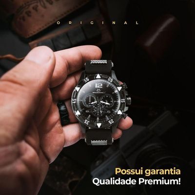 Relogio Masculino Aço Inox + Pulseira + Cordão Prata Grumet Presente Qualidade Premium Ajustavel