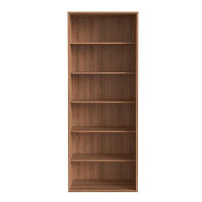 Conjunto para Escritório Office com Escrivaninha 3 GV e Estante Livreiro 1 PT Grafite e Mel