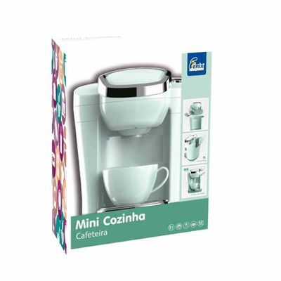 Brinquedo Mini Cafeteira Luz e Som Sai Água de Verdade Fenix