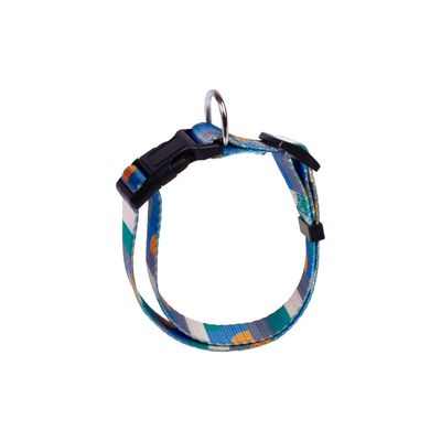 Coleira G Geo Azul