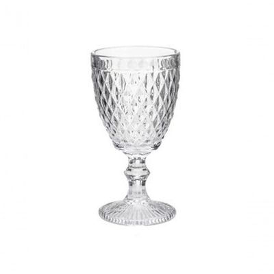 Jogo Taca Vidro Bico Abacaxi Cristal 310ml