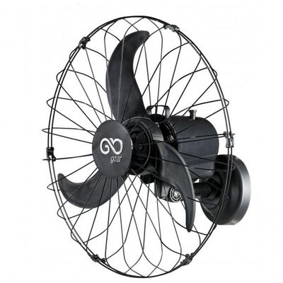Ventilador de Parede Goar V60 60cm com 3 Pás Preto Molt 220V