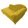 Kit Diva Recamier Diana 120cm Lado Esquerdo E 1 Poltrona Classic Suede Amarelo
