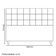 Cabeceira Decorativa Florem Para Cama De Queen 160 Cm Nude Suede