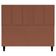 Cabeceira Decorativa Classic Para Cama De Casal 140 Cm Suede Terracota Suede