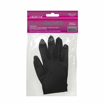 Luva Vertix Black com 2 Unidades Tamanho M