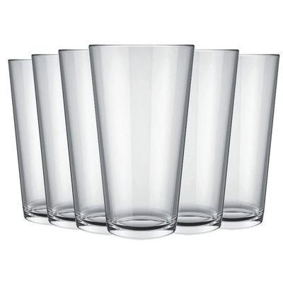 Jogo de Copos de Vidro SM Cairo 350ml 6 Unidade - Nadir 2644