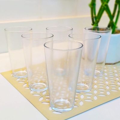 Jogo de Copos de Vidro SM Cairo 350ml 6 Unidade - Nadir 2644