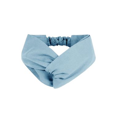Faixa de Cabelo Turbante Bandana Azul Claro Restaurante 10un